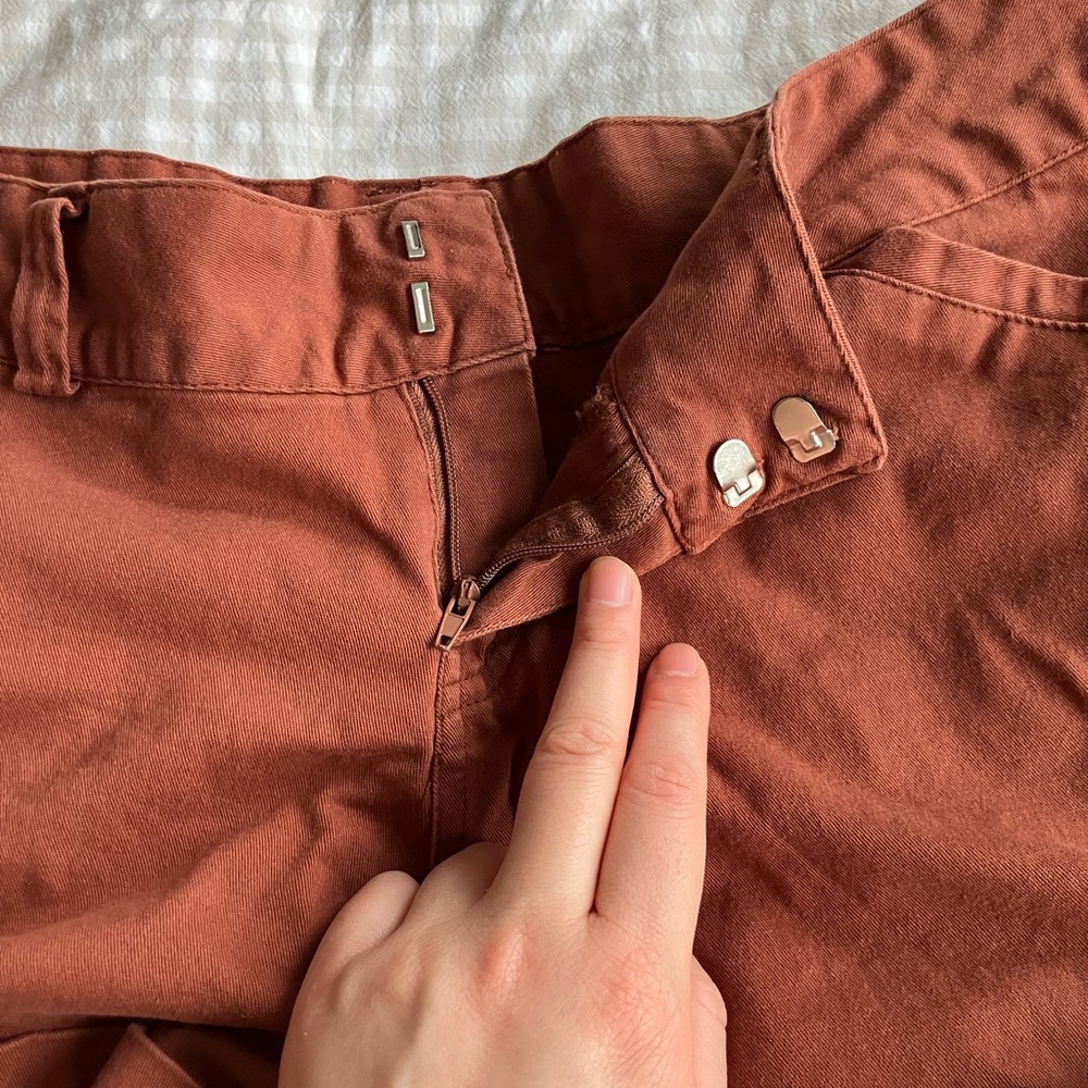Rue21 Rust Mini Shorts - Picture 2 of 7